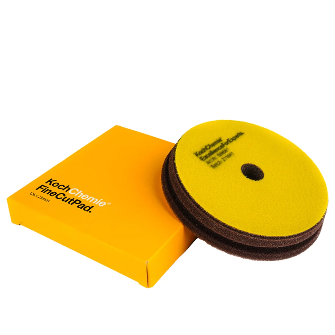 Koch Chemie Fine Cut Pad Yellow 126x23 mm (5”) - Image 2