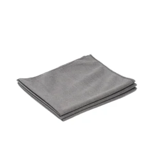 PoshLyf Microfiber Glass Cloth 35cm x 35cm Grey 250 GSM