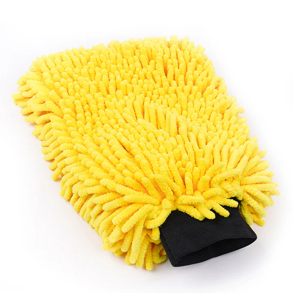 PoshLyf PoshLyf Washmitt Chenille 18cm x 12cm (1 Unit) Yellow - Image 3