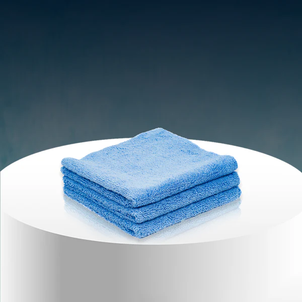 Poshlyf Microfiber Cloth Edgeless-Duo Type 40cm x 40cm Blue 380 GSM