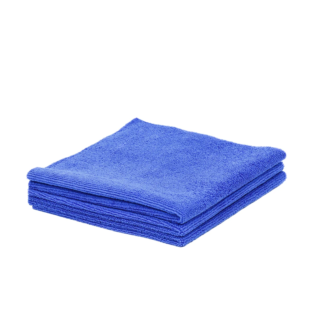 Poshlyf Microfiber Cloth Edgeless Ultrasonic Cut 40cm x 40cm Blue 380 GSM - Image 2