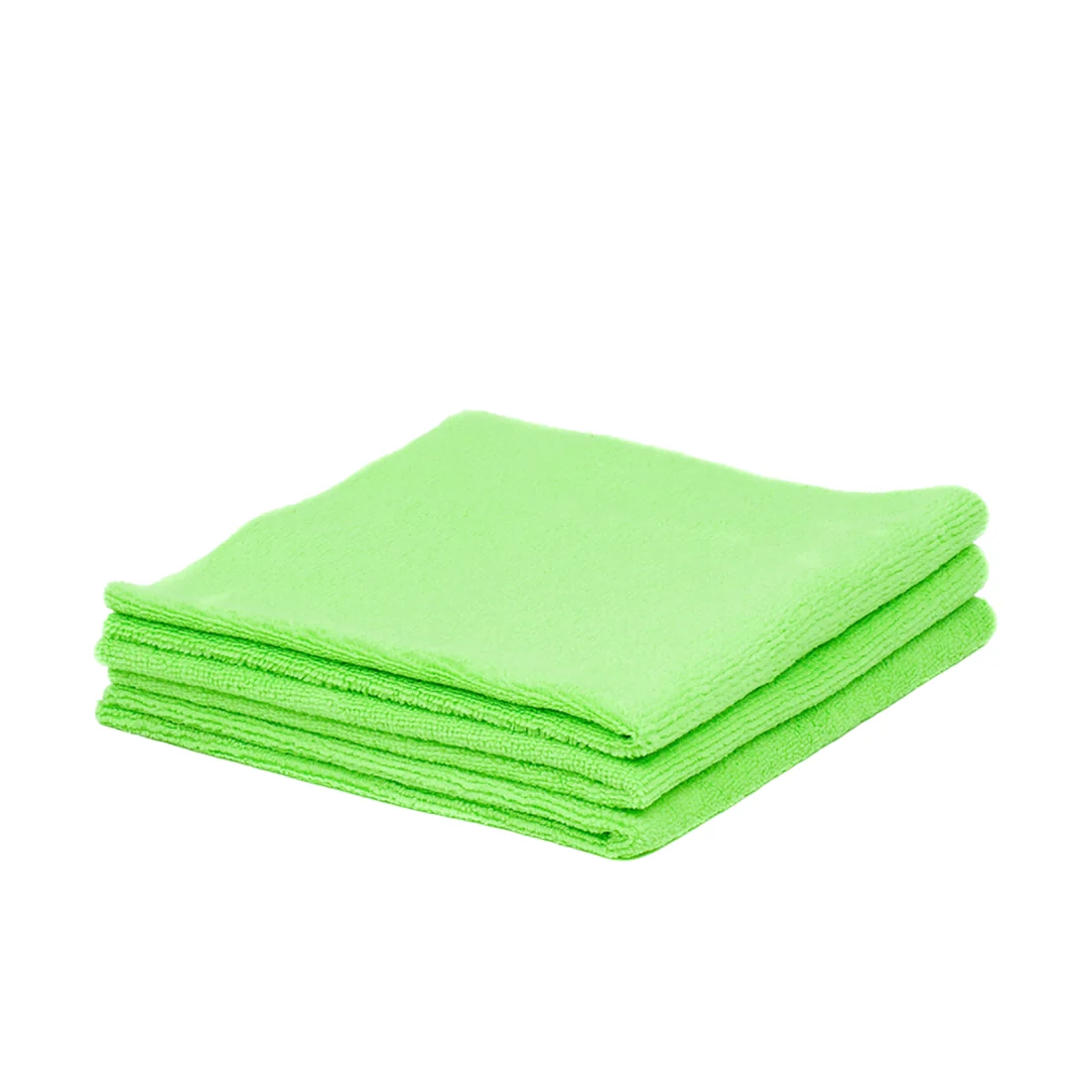 Poshlyf Microfiber Cloth Edgeless Ultrasonic Cut 40cm x 40cm Green 380 GSM - Image 2