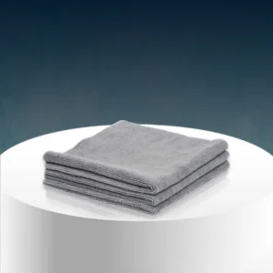 Poshlyf Microfiber Cloth Edgeless Ultrasonic Cut 40cm x 40cm Grey 380 GSM